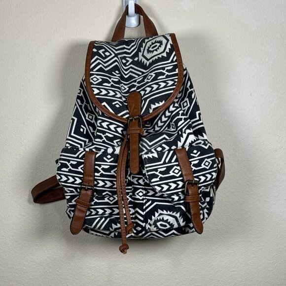 Tribal Print Ortega Backpack Outdoor Natural Southwest Aztec Style Adult Bag - Picture 1 of 7